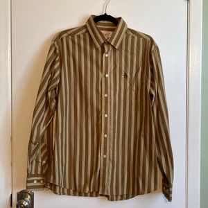 Penguin mens size L button down shirt